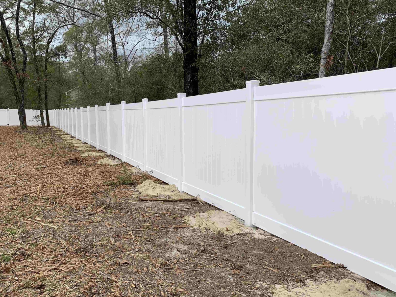 Photo of a Savannah, Georgia vinyl fence