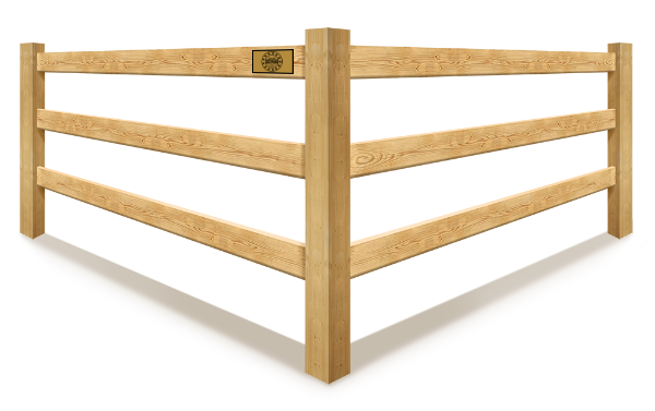 Ludowici GA split rail wood fence