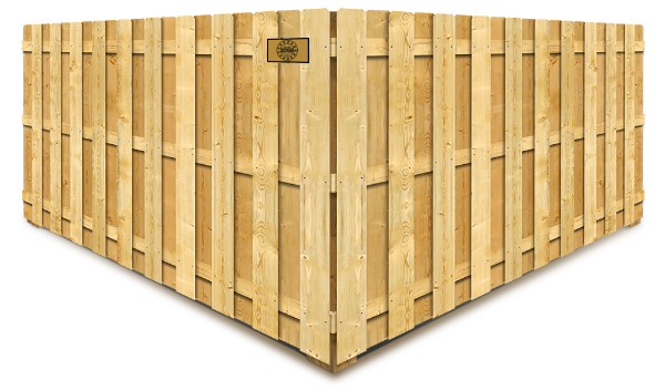 Statesboro GA shadowbox wood fence