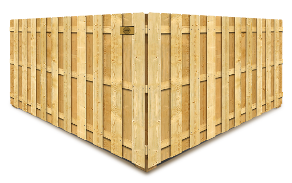 Bloomingdale GA shadowbox wood fence