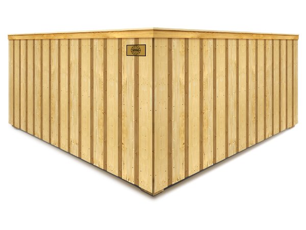 Ellabell GA cap and trim style wood fence