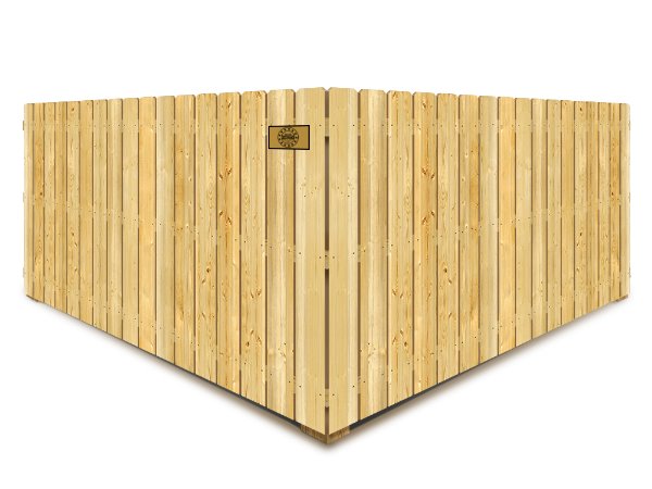 Ludowici GA stockade style wood fence