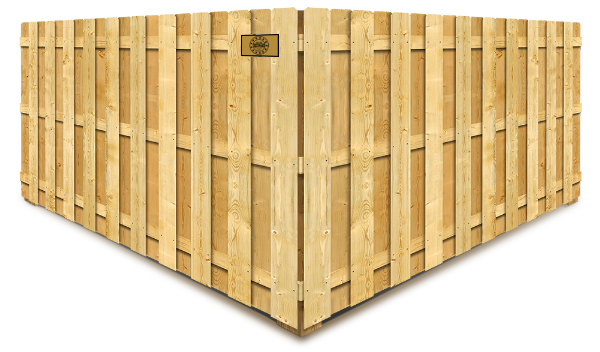 White Bluff GA shadowbox style wood fence
